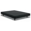 UBD S. LARIMAR NOIR 160X200PIEDS 15CM METAL INCLUSH14CM
