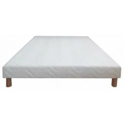 UBD CHATEL 90X200 COUTIL STRETCHSOMMIER H 15CM LATTES MASSIVES