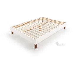 DESCANSIN Base Tapissier Descansín | 90 X 190 | Chocolat | Confort Maximum | Le Luxe à Portée De Main -Sommier Soldes 54424655 3