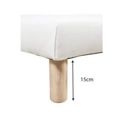 BYSOMMIFLEX Sommier Tapissier-140x190-blanc -Sommier Soldes 54816690 3