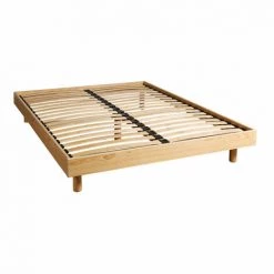 TERRE DE NUIT Sommier Kit à Lattes Coloris Bois Naturel 140x190 - Naturel