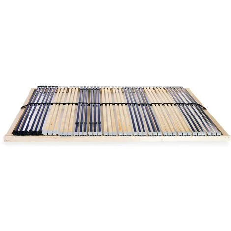 INLIFE Sommier à Lattes Avec 42 Lattes 7 Zones 100 X 200 Cm 5 INLIFE Sommier à Lattes Avec 42 Lattes 7 Zones 100 X 200 Cm – Image 3