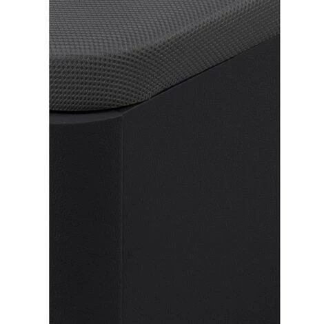 VENTE-UNIQUE.COM Sommier Coffre ONIRY En Simili De DREAMEA Play - 160 X 200 Cm - Noir Mat - Noir 5 VENTE-UNIQUE.COM Sommier Coffre ONIRY En Simili De DREAMEA Play - 160 X 200 Cm - Noir Mat - Noir – Image 3