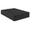 VENTE-UNIQUE.COM Sommier Coffre HESTIA De DREAMEA PLAY - Noir Mat - 140 X 190 Cm - Noir -Sommier Soldes 55882026 1