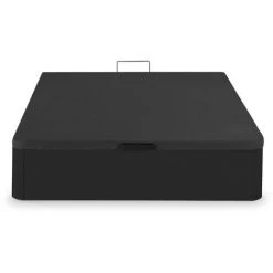 VENTE-UNIQUE.COM Sommier Coffre HESTIA De DREAMEA PLAY - Noir Mat - 140 X 190 Cm - Noir -Sommier Soldes 55882026 3