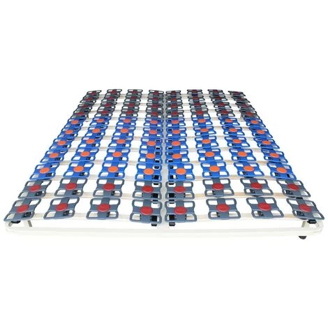 VENTE-UNIQUE.COM Cadre à Lattes Suspension Tout Plots De DREAMEA PLAY - 160 X 200 Cm - Ivoire 7 VENTE-UNIQUE.COM Cadre à Lattes Suspension Tout Plots De DREAMEA PLAY - 160 X 200 Cm - Ivoire – Image 5