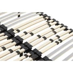 VENTE-UNIQUE.COM Cadre à Lattes Fermeté Réglable - 140 X 190 Cm - Noir -Sommier Soldes 55882431 4