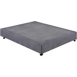 VENTE-UNIQUE.COM Sommier UNIVERSEL De DREAMEA PLAY - 140 X 190 Cm - Gris Anthracite - Gris Anthracite
