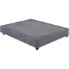 VENTE-UNIQUE.COM Sommier UNIVERSEL De DREAMEA PLAY - 160 X 200 Cm - Gris Anthracite - Gris Anthracite