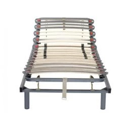 VENTE-UNIQUE.COM Sommier De Relaxation Manuel Monté Sur Tenons, 3 Plans De Couchage, Fermeté Réglable Par Curseurs - 70 X 190 Cm - Gris 9 VENTE-UNIQUE.COM Sommier De Relaxation Manuel Monté Sur Tenons, 3 Plans De Couchage, Fermeté Réglable Par Curseurs - 70 X 190 Cm - Gris -Sommier Soldes 55883503 3