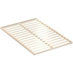 VENTE-UNIQUE.COM Cadre à Lattes Encastrable COSPER - 14 Lattes Multiplis En Bois De Bouleau - 140 X 190 Cm