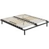VENTE-UNIQUE.COM Cadre à Lattes Fermeté Réglable - 160 X 200 Cm - Noir 1 VENTE-UNIQUE.COM Cadre à Lattes Fermeté Réglable - 160 X 200 Cm - Noir -Sommier Soldes 55885282 1
