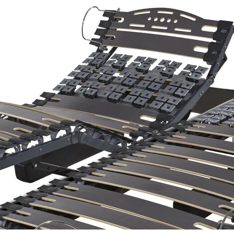 EBAC LITERIE Ensemble Relaxation Action + Matelas Latex Eolys - 5 Zones - 2x90x200 - Lin - Blanc/Ecru/Ivoire 5 EBAC LITERIE Ensemble Relaxation Action + Matelas Latex Eolys - 5 Zones - 2x90x200 - Lin - Blanc/Ecru/Ivoire – Image 4