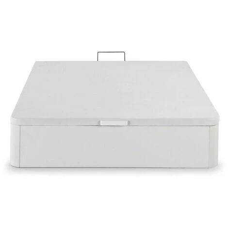 VENTE-UNIQUE.COM Sommier Coffre HESTIA De DREAMEA PLAY - Blanc Mat - 140 X 190 Cm - Blanc 5 VENTE-UNIQUE.COM Sommier Coffre HESTIA De DREAMEA PLAY - Blanc Mat - 140 X 190 Cm - Blanc – Image 3
