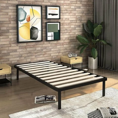 IZTOSS Sommier 90x190cm Avec 4 Pieds - Épaisseur 26CM - Sommiers à Lattes En Bois Pour Adulte Et Enfant - 13 Lattes - Livré En 2-5 Jours (90x190-4Pieds) 3 IZTOSS Sommier 90x190cm Avec 4 Pieds - Épaisseur 26CM - Sommiers à Lattes En Bois Pour Adulte Et Enfant - 13 Lattes - Livré En 2-5 Jours (90x190-4Pieds)