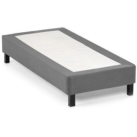 VENTE-UNIQUE.COM Sommier Déco Tapissier En Kit SOMNUS De DREAMEA - 90 X 200 Cm - Gris 3 VENTE-UNIQUE.COM Sommier Déco Tapissier En Kit SOMNUS De DREAMEA - 90 X 200 Cm - Gris