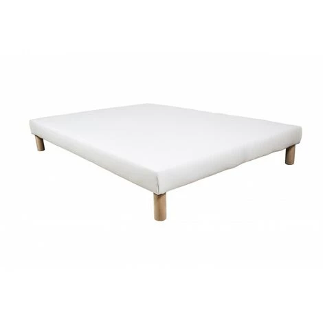 BYSOMMIFLEX Sommier Tapissier130x200cm Blanc Fabrique En France Avec Pieds 5 BYSOMMIFLEX Sommier Tapissier130x200cm Blanc Fabrique En France Avec Pieds – Image 3