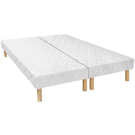 VENTE-UNIQUE.COM Pack Sommiers Déco Tapissiers 14 Lattes Multiplis PANACEA De DREAMEA 2 X 90 X 200 Cm 3 VENTE-UNIQUE.COM Pack Sommiers Déco Tapissiers 14 Lattes Multiplis PANACEA De DREAMEA 2 X 90 X 200 Cm