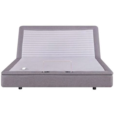 VENTE-UNIQUE.COM Sommier électrique De Relaxation Monocouchage 4 Zones HESPERIS De DREAMEA 160x200 Cm Avec Moteur - Noir 5 VENTE-UNIQUE.COM Sommier électrique De Relaxation Monocouchage 4 Zones HESPERIS De DREAMEA 160x200 Cm Avec Moteur - Noir – Image 3