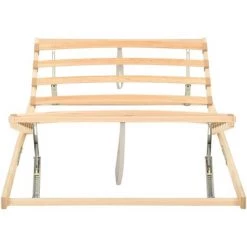 TRUE DEAL Sommier à Lattes 13 Lattes Tête Et Pied Réglables 90x200 Cm -Sommier Soldes 57830606 5