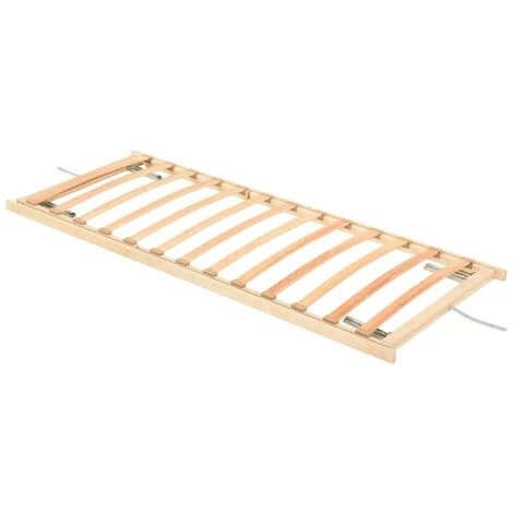 TRUE DEAL Sommier à Lattes 13 Lattes Tête Et Pied Réglables 70x200 Cm 4 TRUE DEAL Sommier à Lattes 13 Lattes Tête Et Pied Réglables 70x200 Cm – Image 2