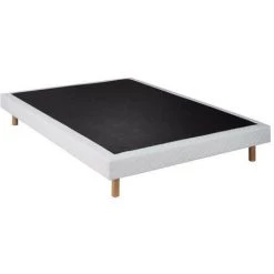 CREASOM BANYAN - Sommier 140 X 190 - 14 Lattes Fixes - Blanc -Sommier Soldes 57869263 2