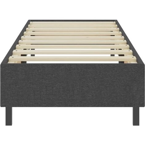 INLIFE Sommier Tapissier Gris Tissu 90 X 200 Cm 6 INLIFE Sommier Tapissier Gris Tissu 90 X 200 Cm – Image 4