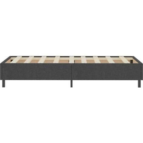 INLIFE Sommier Tapissier Gris Tissu 90 X 200 Cm 7 INLIFE Sommier Tapissier Gris Tissu 90 X 200 Cm – Image 5