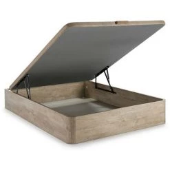 VENTE-UNIQUE.COM Sommier Coffre HESTIA De DREAMEA PLAY - Naturel Clair - 140 X 190 Cm - Naturel Clair 7 VENTE-UNIQUE.COM Sommier Coffre HESTIA De DREAMEA PLAY - Naturel Clair - 140 X 190 Cm - Naturel Clair -Sommier Soldes 58125204 2