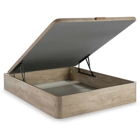 VENTE-UNIQUE.COM Sommier Coffre HESTIA De DREAMEA PLAY - Naturel Clair - 140 X 190 Cm - Naturel Clair 4 VENTE-UNIQUE.COM Sommier Coffre HESTIA De DREAMEA PLAY - Naturel Clair - 140 X 190 Cm - Naturel Clair – Image 2