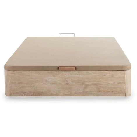 VENTE-UNIQUE.COM Sommier Coffre HESTIA De DREAMEA PLAY - Naturel Clair - 140 X 190 Cm - Naturel Clair 6 VENTE-UNIQUE.COM Sommier Coffre HESTIA De DREAMEA PLAY - Naturel Clair - 140 X 190 Cm - Naturel Clair – Image 4