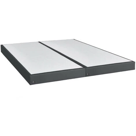 EBAC LITERIE Sommier Tapissier Primo - 2x80x200 - Gris - 20 Lattes Bois - Hauteur 15 Cm - Gris 3 EBAC LITERIE Sommier Tapissier Primo - 2x80x200 - Gris - 20 Lattes Bois - Hauteur 15 Cm - Gris