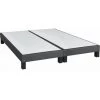 EBAC LITERIE Sommier Tapissier + Pieds Primo - 2x80x200 - Gris - 20 Lattes Bois - Hauteur 15 Cm - Gris -Sommier Soldes 58606099 1