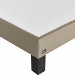 EBAC LITERIE Sommier Tapissier + Pieds Primo - 2x90x200 - Taupe - 20 Lattes Bois - Hauteur 15 Cm - Taupe 7 EBAC LITERIE Sommier Tapissier + Pieds Primo - 2x90x200 - Taupe - 20 Lattes Bois - Hauteur 15 Cm - Taupe -Sommier Soldes 58606102 3