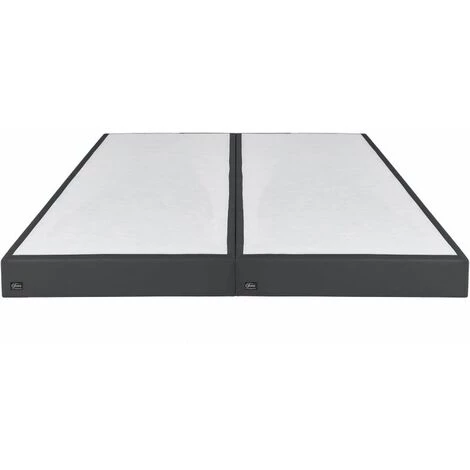 EBAC LITERIE Sommier Tapissier Primo - 2x90x200 - Gris - 20 Lattes Bois - Hauteur 15 Cm - Gris 4 EBAC LITERIE Sommier Tapissier Primo - 2x90x200 - Gris - 20 Lattes Bois - Hauteur 15 Cm - Gris – Image 2