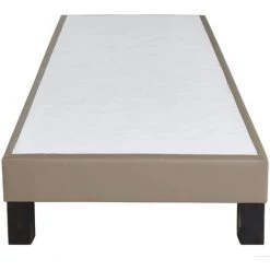 EBAC LITERIE Sommier Tapissier + Pieds Primo - 90x190 - Taupe - 9 Lattes Bois - Hauteur 15 Cm - Taupe 6 EBAC LITERIE Sommier Tapissier + Pieds Primo - 90x190 - Taupe - 9 Lattes Bois - Hauteur 15 Cm - Taupe -Sommier Soldes 58606110 2