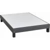 EBAC LITERIE Sommier Tapissier + Pieds Primo - 160x200 - Gris - 10 Lattes Bois - Hauteur 15 Cm - Gris -Sommier Soldes 58606111 1