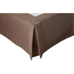 TOISON D'OR Cache Sommier 200x200 Cm CAMELIA Taupe - Taupe