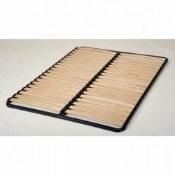 SEDAC FINLANDEK Loysa - Sommier 160 X 200 - Acier Bleu Nuit