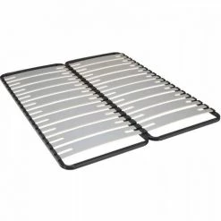 SEDAC OPTISIZE Lot De 2 Sommiers 80 X 200 Cm - Cadre A Lattes Extra Large 141 Mm D'épaisseur