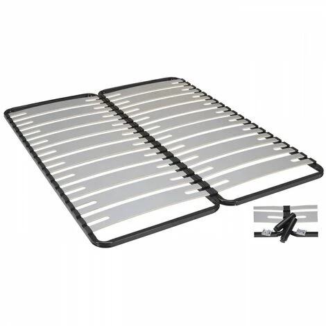 SEDAC OPTISIZE Lot De 2 Sommiers 80 X 200 Cm - Cadre A Lattes Extra Large 141 Mm D'épaisseur 4 SEDAC OPTISIZE Lot De 2 Sommiers 80 X 200 Cm - Cadre A Lattes Extra Large 141 Mm D'épaisseur – Image 2
