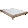 UBD CHATEL LIGHT 160X200CM TISSUDECO BRONX COL TAUPE HAUT 15 1 UBD CHATEL LIGHT 160X200CM TISSUDECO BRONX COL TAUPE HAUT 15 -Sommier Soldes 59320871 1