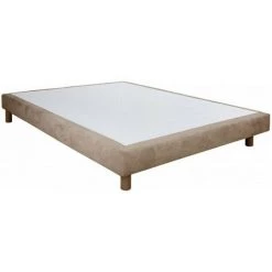 UBD CHATEL LIGHT 160X200CM TISSUDECO BRONX COL TAUPE HAUT 15