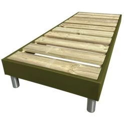 Lit D'extérieur Essenzia SOMMIER D'EXTERIEUR 2 Places Ou Plus PISTACHO 120x190 - Blanc