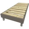 Lit D'extérieur Essenzia SOMMIER D'EXTERIEUR TAUPE 90x200 - Blanc -Sommier Soldes 59919034 1