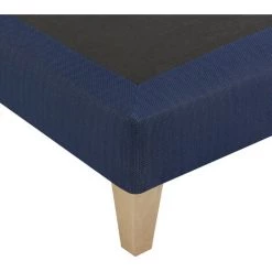 Sommier Déco Tapissier Bleu Marine Rêve - SOMEO 90x200 - Bleu Marine -Sommier Soldes 59981381 3