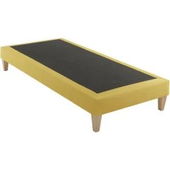Sommier Déco Tapissier Jaune Aurore - SOMEO 90x190 - Jaune 7 Sommier Déco Tapissier Jaune Aurore - SOMEO 90x190 - Jaune -Sommier Soldes 59988219 2