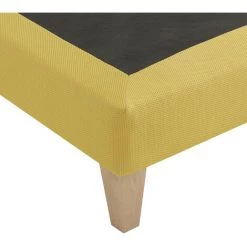 Sommier Déco Tapissier Jaune Aurore - SOMEO 90x190 - Jaune 8 Sommier Déco Tapissier Jaune Aurore - SOMEO 90x190 - Jaune -Sommier Soldes 59988219 3