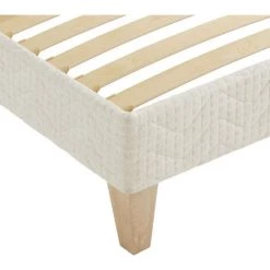 Sommier Déco Tapissier Naturel écru Aube - SOMEO 90x190 - Ecru 8 Sommier Déco Tapissier Naturel écru Aube - SOMEO 90x190 - Ecru -Sommier Soldes 59996367 3