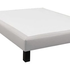 Sommier Déco Someo Simili Cuir Beige 160x190 - Beige -Sommier Soldes 60081035 3